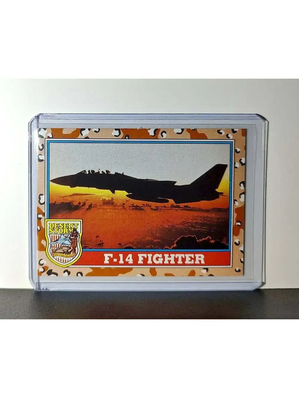F-14 Fighter 1991 Topps Desert Storm #110 Card